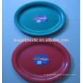Christmas large oval platter plastic 52x37cm-Red&Green XM22580